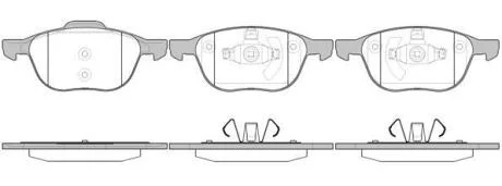 Колодки тормозные WOKING P11823.00