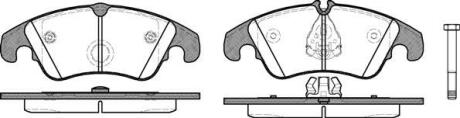 Гальмівні колодки пер. Audi A4/A5/A6/A7/Q7 08- (Lucas) WOKING P1204310
