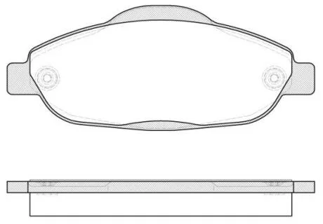 Колодки тормозные WOKING P1223300