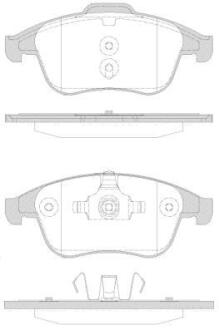 Гальмівні колодки пер. Scenic/Megane 09-16/Clio 13-21 (ATE) (155,3x63x18) WOKING P12503.30