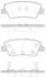 Гальмівні колодки зад. Hyundai i30/i40 11-/Kia Rio 1.4-3.8 12- (akebono) WOKING P1262342 (фото 1)