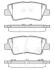Гальмівні колодки зад. Hyundai i30/i40 11-/Kia Cee\&#039;d 1.6-3.3 12- (akebono) WOKING P12623.52 (фото 1)