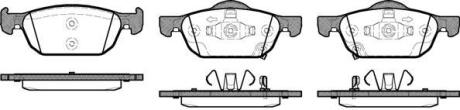 Колодки гальмівні диск. перед. (Remsa) Honda Accord 08>15 / Civic 12> WOKING P12843.02