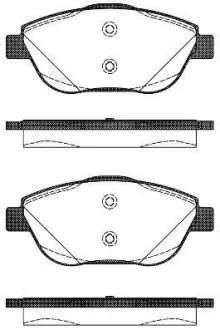 Гальмівна колодка дискова WOKING P12923.10