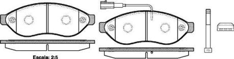 Гальмівні колодки пер. Jumper/Ducato/Boxer 06- (1.1-1.5t) WOKING P1337301