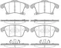 Колодки тормозные диск. перед. (Remsa) Ford Mondeo V 14> 1.0 1.5 2.0EcoBoost / Fusion (USA) WOKING P13493.22 (фото 1)