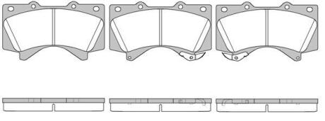 Колодки тормозные WOKING P13713.02