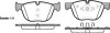 Колодки гальмівні диск. перед. (Remsa) Bmw X5 2.0 13-,Bmw X5 3.0 06-13,Bmw X5 3.0 13- WOKING P13973.00 (фото 1)