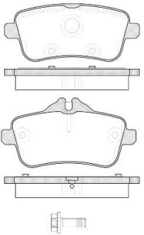 Колодки гальмівні диск. задн. (Remsa) MB ML166 GLE166 GLS166 WOKING P14033.00