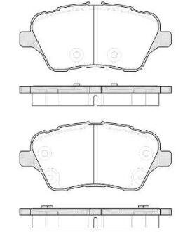 Гальмівні колодки пер. B-Max/Fiesta/Tourneo/Transit (12-21) WOKING P14143.00