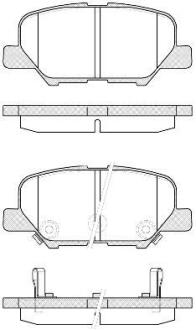 Колодки гальмівні WOKING P14363.02