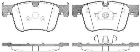 Колодки гальмівні WOKING P1460300