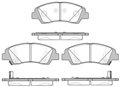 Колодки гальмівні WOKING P14833.02