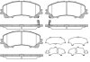 Колодки гальмівні диск. перед. (Remsa) Nissan X-Trail (14-), Infiniti Q50 (13-) WOKING P15073.12 (фото 1)