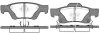 Колодки тормозные диск. задн. (Remsa) Jeep Grand cherokee iii 5.7 05-10,Jeep Grand cherokee iv 3.0 10- WOKING P15463.02 (фото 1)