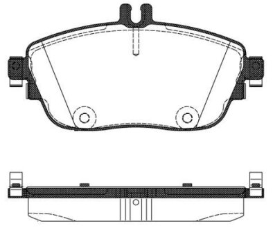 Гальмівна колодка дискова WOKING P15853.08