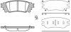 Колодки гальмівні диск. задн. (Remsa) Lexus Nx (zgz1_, agz1_, ayz1_) 2.0 14-,Lexus Nx (zgz1_ WOKING P17363.00 (фото 1)