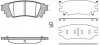 Колодки гальмівні диск. задн. (Remsa) Lexus Nx (zgz1_, agz1_, ayz1_) 2.0 14-,Lexus Nx (zgz1_ WOKING P17363.00 (фото 1)