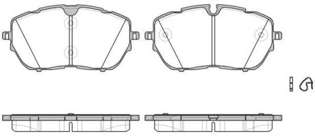 Колодки гальмівні WOKING P17543.00