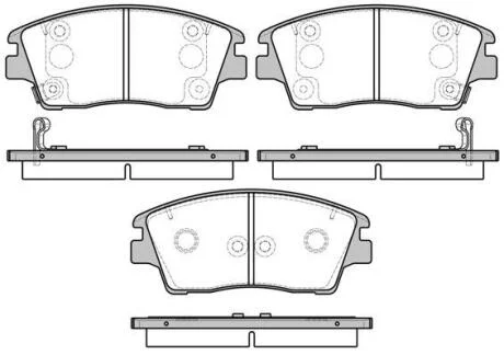 Колодки гальмівні WOKING P17763.02