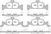 Колодки гальмівні диск. перед. (Remsa) Audi A4 A5 16> / Q5 17> WOKING P17913.00 (фото 1)