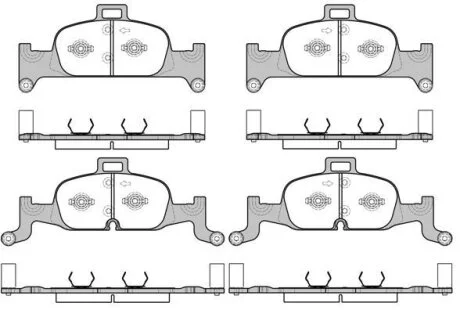 Колодки гальмівні диск. перед. (Remsa) Audi A4 A5 16> / Q5 17> WOKING P17913.00