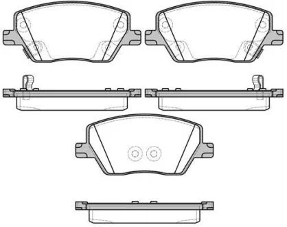 Колодки гальмівні WOKING P17953.02