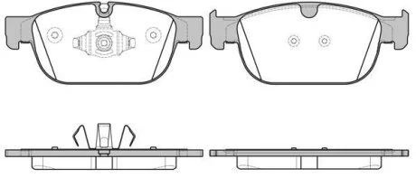 Колодки гальмівні переднi WOKING P17963.00