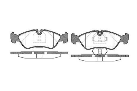 Гальмівна колодка дискова WOKING P3863.30