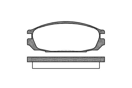 Колодки тормозные WOKING P3923.00