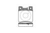 Колодки тормозные диск. задн. (Remsa) Mercedes-benz C-class (cl203) 3.0 01-11 (P5073.00) WOKING P507300 (фото 1)