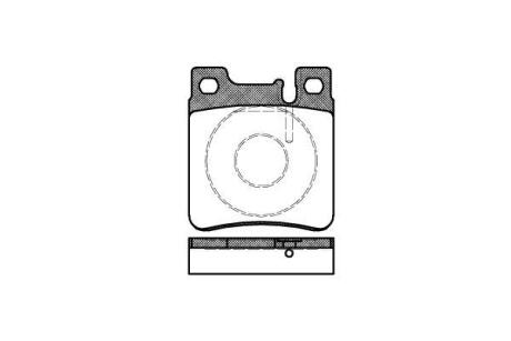 Гальмівні колодки пер. W202/210 (ATE)/211 4Matic WOKING P507300