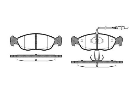 Гальмівні колодки, дискові WOKING P561302