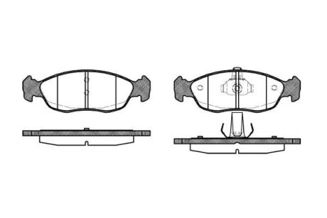 Гальмівні колодки, дискові WOKING P561310