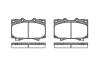 Колодки гальмівні диск. перед. (Remsa) Land Cruiser Prado (_J15_) (09-)/Mitsubishi Pajero IV (09-) WOKING P6073.04 (фото 1)
