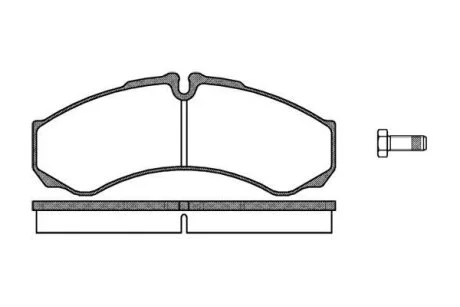 Гальмівні колодки, дискові WOKING P7513.10