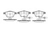 Колодки гальмівні диск. перед. (Remsa) Audi A4 1.8 04-08,Audi A4 2.0 02-09,Audi A4 2.0 04-08 WOKING P8643.12 (фото 1)