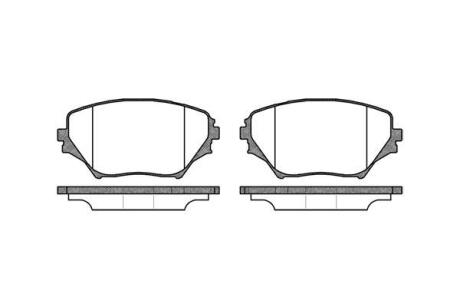 Гальмівні колодки пер. Toyota RAV4 94-05 (sumitomo) WOKING P9133.00
