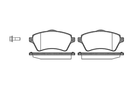 Гальмівні колодки, дискові WOKING P9223.00