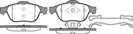 Колодки гальмівні диск. перед. (Remsa) Renault Laguna II Espace IV ATE ver. WOKING P9433.10