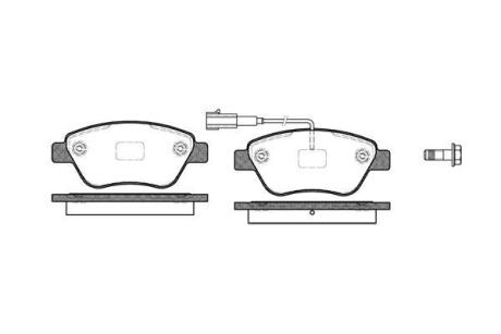 Колодки тормозные WOKING P958311