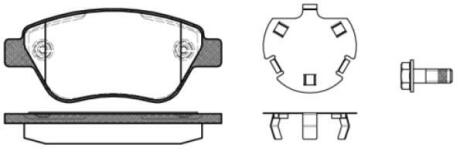 Колодки тормозные WOKING P9583.30