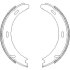 Колодки тормозные бараб. задн. (Remsa) Mercedes-benz A-class (w169) 1.5 04-12,Mercedes-benz A-class (w169) 1.7 04-12 WOKING Z4093.01 (фото 1)
