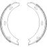 Колодки тормозные бараб. задн. (Remsa) Mercedes-benz A-class (w169) 1.5 04-12,Mercedes-benz A-class (w169) 1.7 04-12 WOKING Z4093.01 (фото 1)