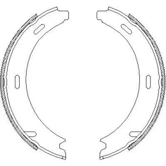 Колодки тормозные бараб. задн. (Remsa) Mercedes-benz A-class (w169) 1.5 04-12,Mercedes-benz A-class (w169) 1.7 04-12 WOKING Z4093.01