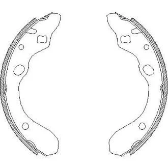 Колодки тормозные WOKING Z4147.00