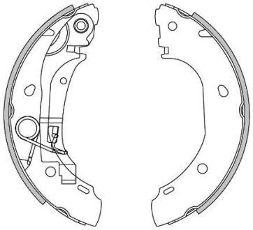 Колодки ручного гальма Touareg 02-10/Cayenne 02-07/LR III 02-12/Audi Q7 06-15 (VAG) WOKING Z416300