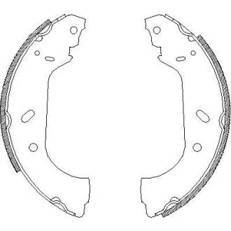 Гальмівні колодки зад. 806/Expert/Jumpy/Scudo/Zeta (94-06) WOKING Z441700