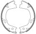 Колодки тормозные бараб. задн. (Remsa) Hyundai Grandeur 2.2 03-,Hyundai Grandeur 3.3 03- WOKING Z4657.00 (фото 1)