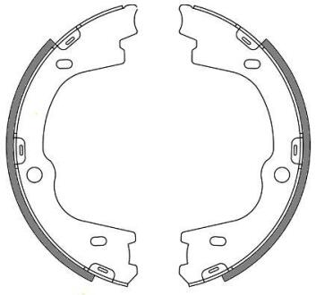 Колодки тормозные WOKING Z4673.00
